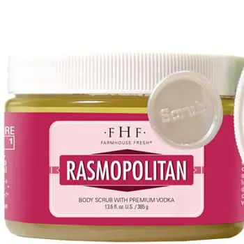 FarmHouse Fresh Rasmopolitan Body Scrub with Organic Vodka - 12oz 1