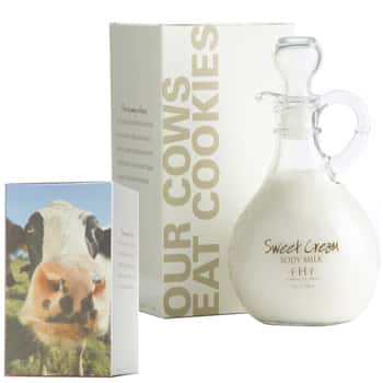 FarmHouse Fresh Sweet Cream Body Milk Lotion - Decorative Cruet - 8oz 1