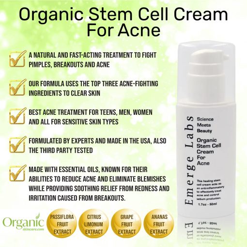 Organic Stem Cell Acne Cream 3