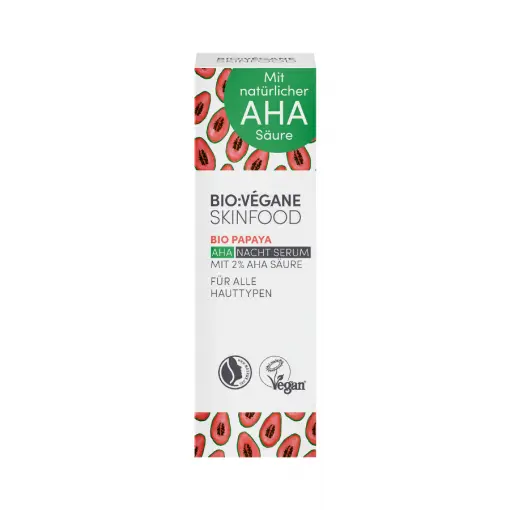 BioVegane Organic Papaya AHA Night Face Serum