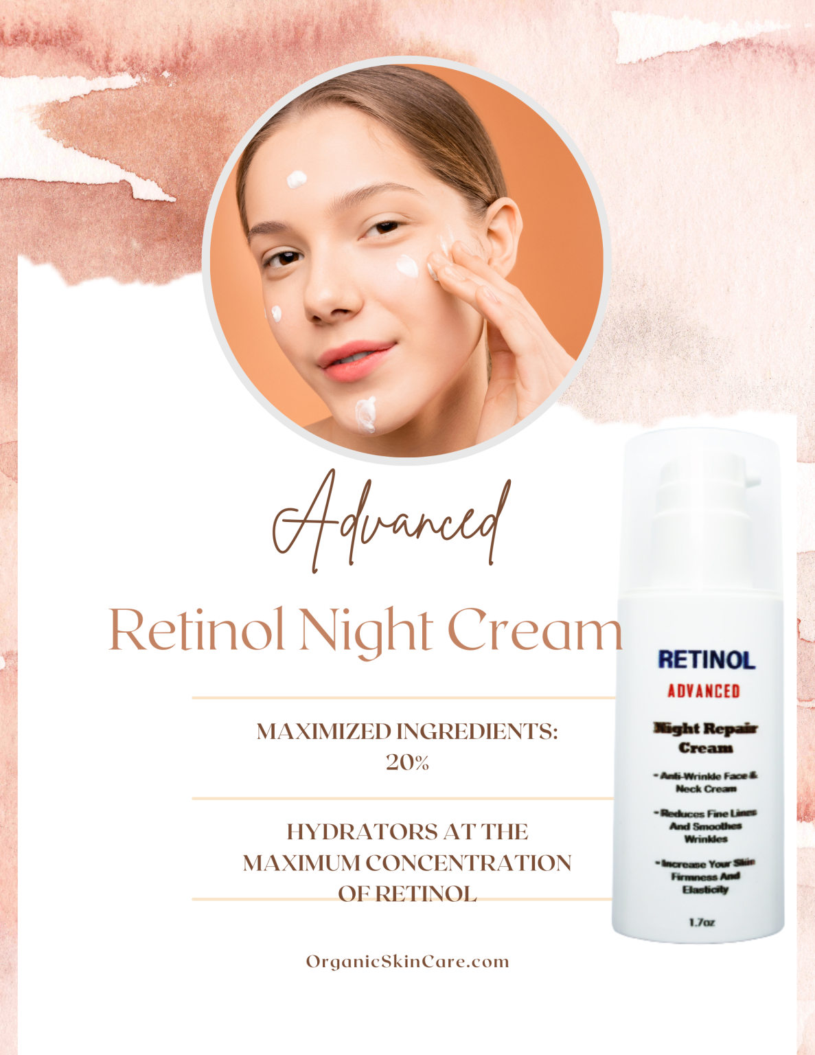 Advanced Retinol Night Cream • Best Of Organic Skin Care Products in 2024