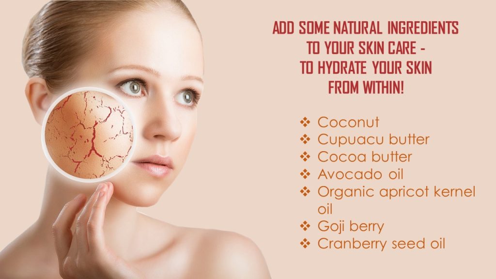 organic ingredients for dry skin-infographic