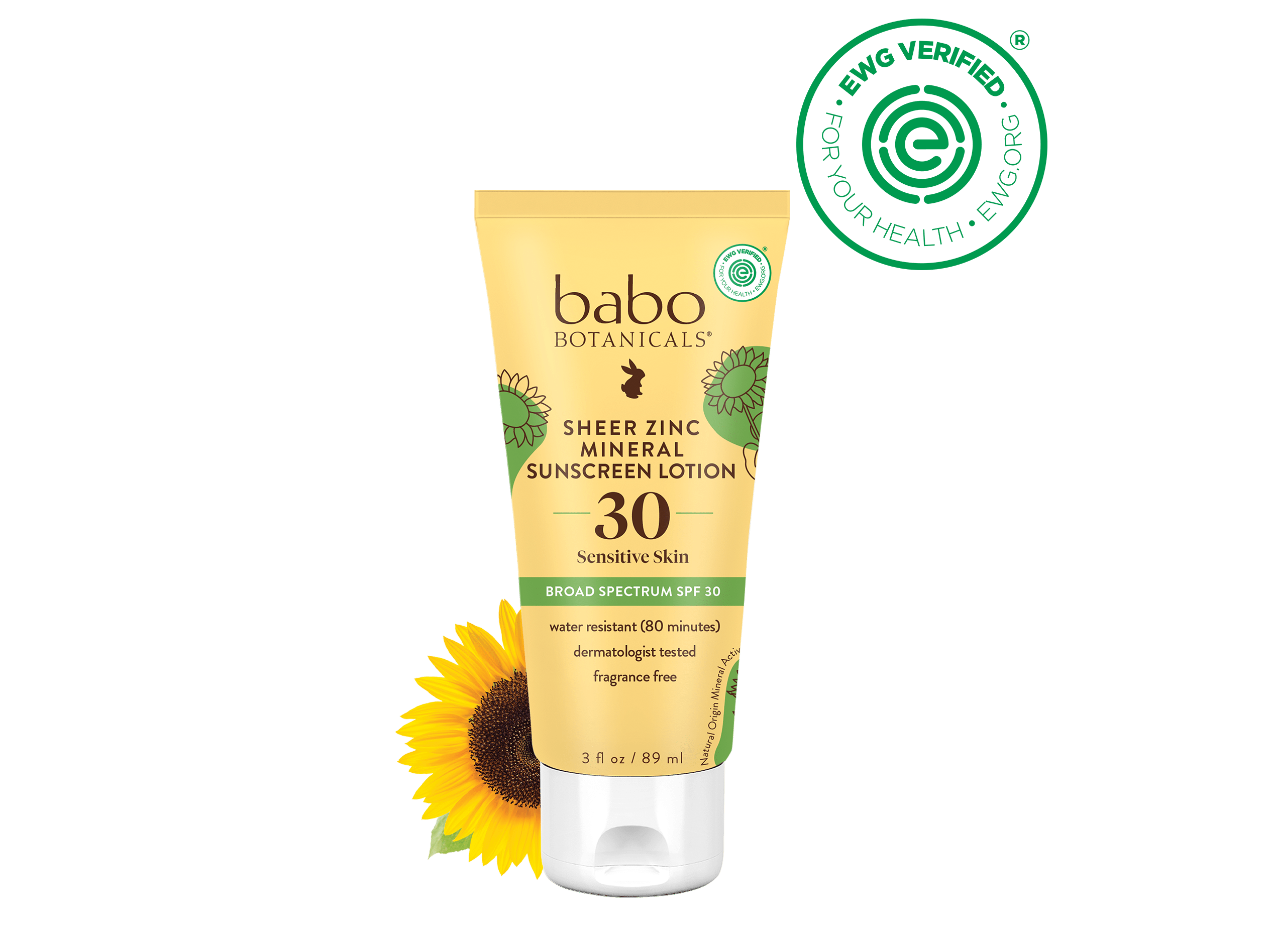 Babo Botanicals Sheer Zinc Mineral Sunscreen Lotion SPF 30