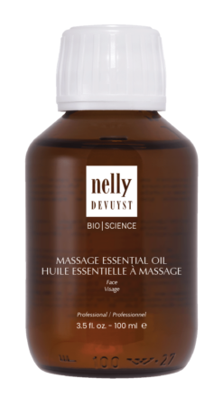Nelly De Vuyst Massage Essential Oil Face – 100ml / 3.38 fl oz (Professional Size)