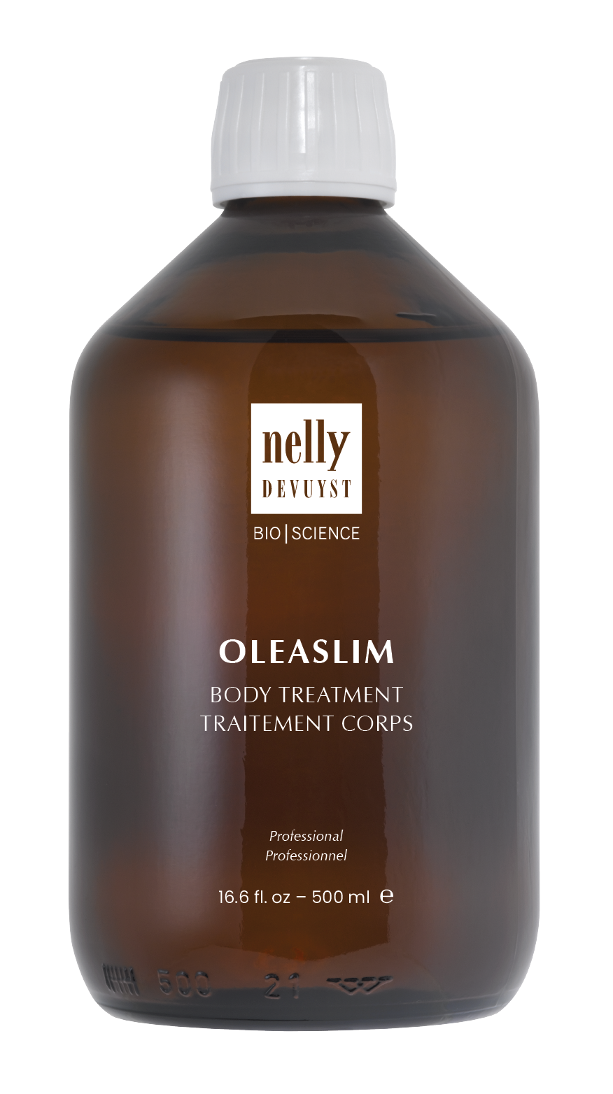 Nelly De Vuyst Oleaslim Body Treatment – 500ml / 16.90 fl oz (Professional Size)